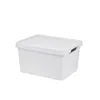 Storage Box with Lid Tontarelli Maya White 16,2 L 36 x 28 x 20 cm