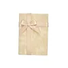 Set of decorative boxes Beige Cardboard Stripes Lasso 3 Pieces