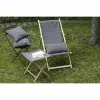 Шезлонг Jardin Prive Brūns Pelēks 132 x 55 x 35 cm dižskābarža koks