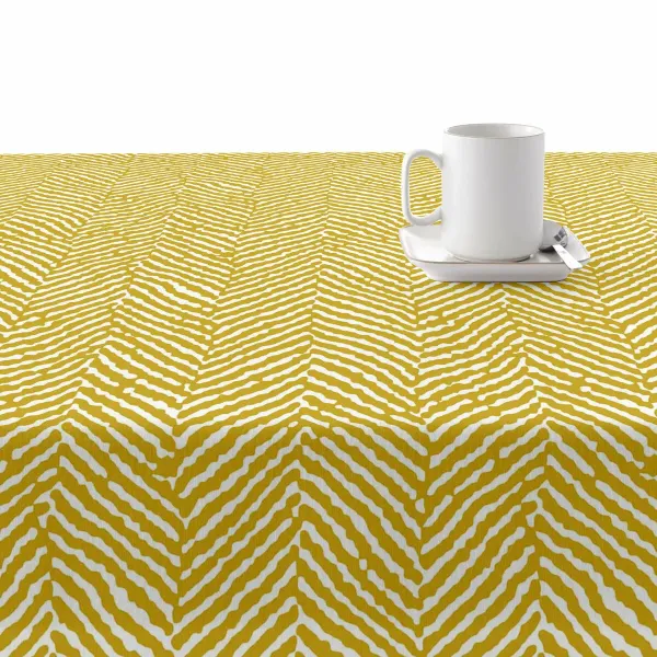 Stain-proof tablecloth Belum Alejandria Mustard 200 x 150 cm