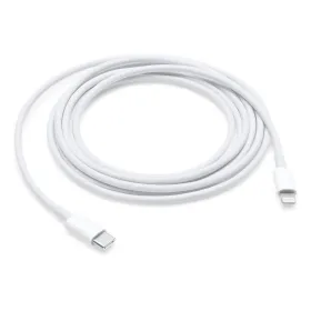 USB-C uz Lightning Kabelis Apple Balts 2 m