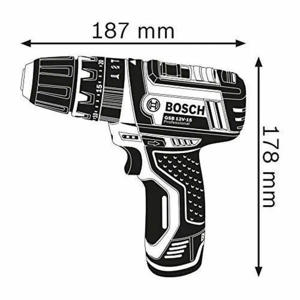 Ajuripora BOSCH GSB 12V-15 Professional 12 V
