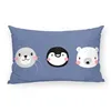 Cushion cover Kids&Cotton Tabor C Blue 30 x 50 cm