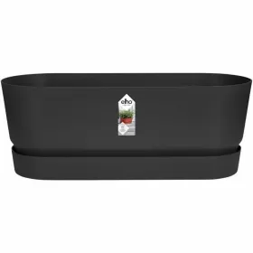 Balkona Puķu Kaste Elho   Melns 50 cm Plastmasa Ovāls