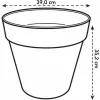 Taimepott Elho   Ümmargune Roheline Plastmass Ø 40 cm