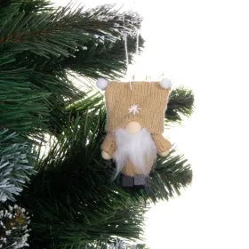 Christmas tree ornament Springos CA0620, brown, 8 cm