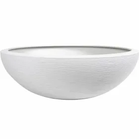 Kukkaruukku EDA Ø 59 cm Valkoinen Muovinen Pyöreä