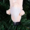 Рождественское украшение, гном, 8 см, кремовый