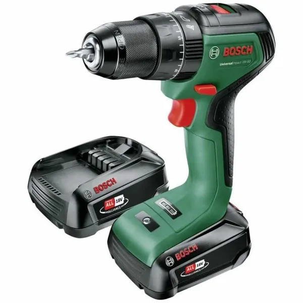 Gręžtuvai BOSCH Universal Impact 18V-60 18 V 60 Nm