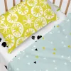 Bedding set HappyFriday Moshi Moshi Panda garden blue Blue Baby Crib 2 Pieces