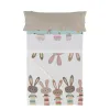 Bedding set HappyFriday Moshi Moshi Rabbit family Multicolour 2 Pieces