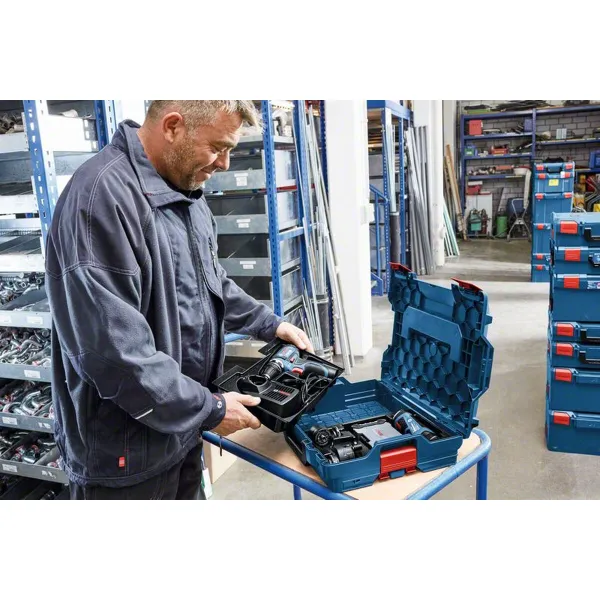 Ящик для инструментов BOSCH L-BOXX 238 ABS 44 cm Синий модульная Штабелируемые
