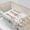 Bedding set HappyFriday Moshi Moshi Rabbit family Multicolour Baby Crib 2 Pieces