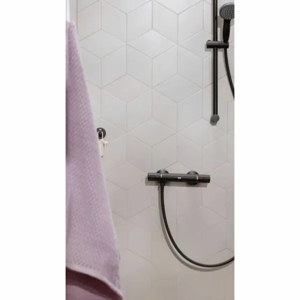 Maišytuvas su dviem rankenėlėmis Grohe Precision Start Dušui Matinė galinė dalis Metalinis