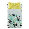 Bedding set HappyFriday Moshi Moshi Panda garden blue Blue 2 Pieces