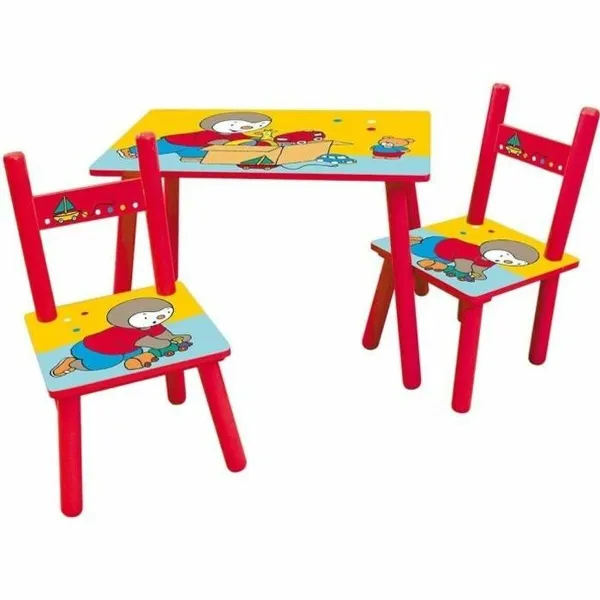 Vaikų stalas ir kėdės komplektas Fun House T'CHOUPI