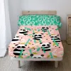 Bedding set HappyFriday Moshi Moshi Panda garden Pink Single 2 Pieces