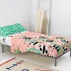 Bedding set HappyFriday Moshi Moshi Panda garden Pink Single 2 Pieces