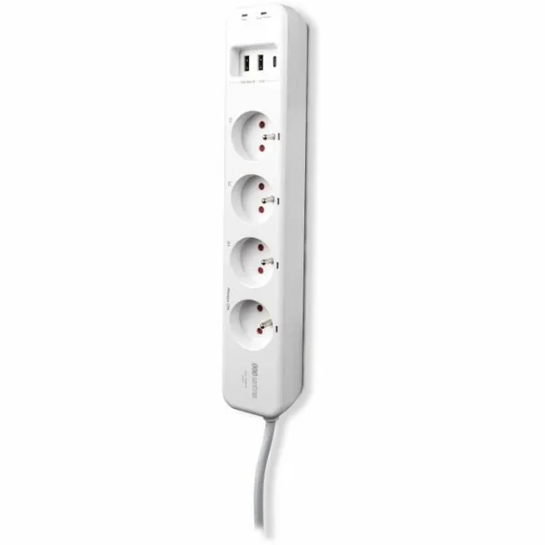 4-kontaktligzdu korpuss bez strāvas slēdža SCS SENTINEL SmartPlug 240 V