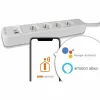 Блок электрических розеток, 4 позиции, без выключателя SCS SENTINEL SmartPlug 240 V