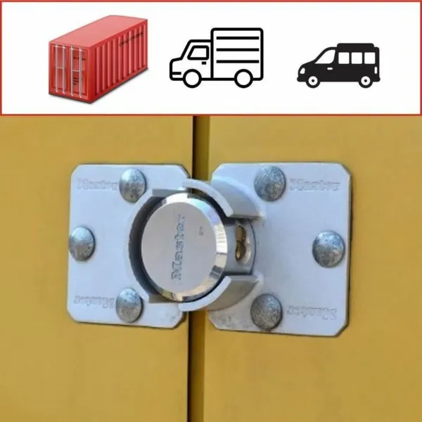 Avainriippulukko Master Lock Sinkki Suorakulmainen (4 osaa)