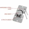 Avainriippulukko Master Lock Sinkki Suorakulmainen (4 osaa)