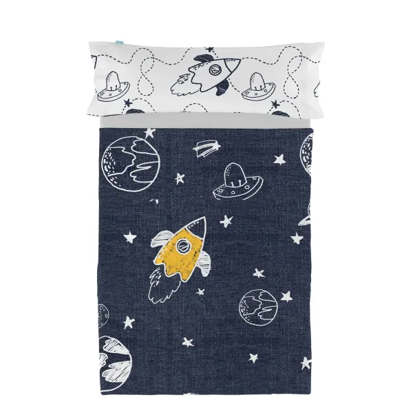 Bedding set HappyFriday Mr Fox Starspace Multicolour Single 2 Pieces