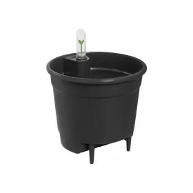 Kukkaruukku Elho Ø 33 cm Musta Muovinen
