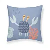 Cushion cover Kids&Cotton Malu A Blue 50 x 50 cm