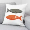 Cushion cover Decolores Peces Rojo Red 50 x 50 cm