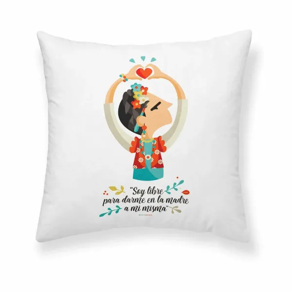 Cushion cover Decolores Frida Multicolour 50 x 50 cm