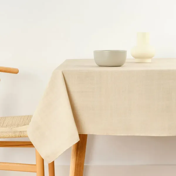 Stain-proof tablecloth Belum Liso Beige 200 x 150 cm