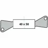 Security cylinder Yale 40 x 50 mm Brass