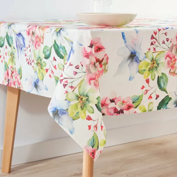 Stain-proof tablecloth Belum 0120-366 Multicolour Flowers 200 x 150 cm