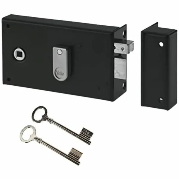Накладной замок Yale 19 x 5 x 14 cm 19,5 x 7 x 14 cm Хаки Металл Нержавеющая сталь Дверцы