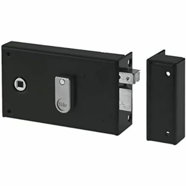 Bolt lock Yale 19 x 5 x 14 cm 19,5 x 7 x 14 cm Khaki Metal Stainless steel Doors