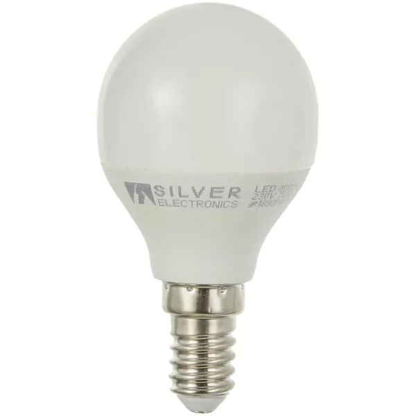 LED Spuldze Silver Electronics ESFERICA PEQUE Balts 6 W E14 960 lm (3000 K)