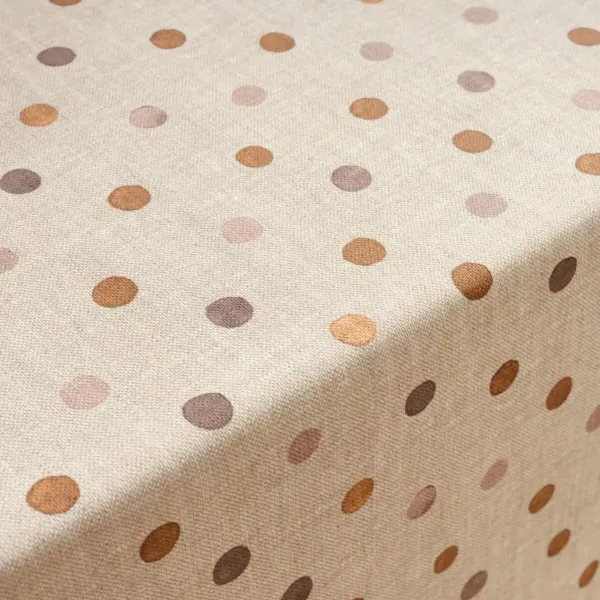 Stain-proof tablecloth Belum 0120-305 Beige Multicolour 200 x 150 cm Polka dots