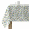 Stain-proof tablecloth Belum Xalo Blue 200 x 150 cm Flowers