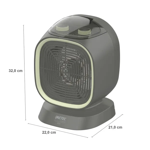 Draagbare kachel IMETEC 4030 ECOSILENT Melns