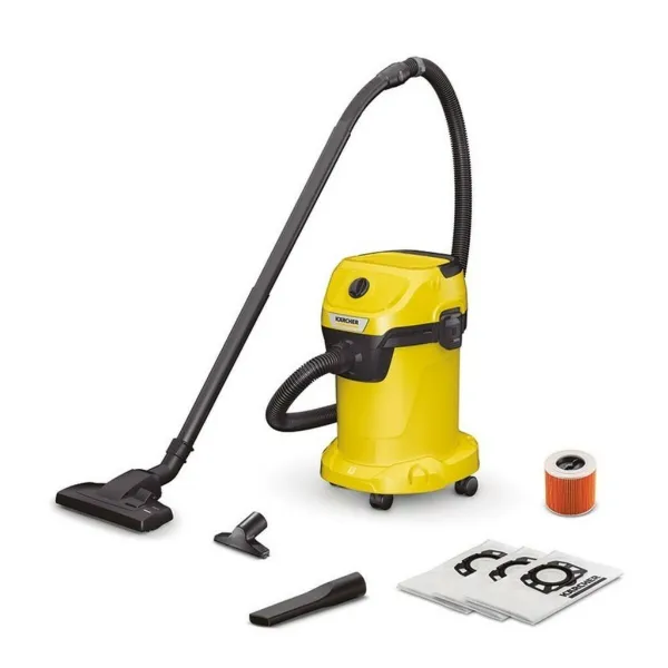Пылесос Kärcher WD 3 Home Жёлтый Чёрный 1000 W