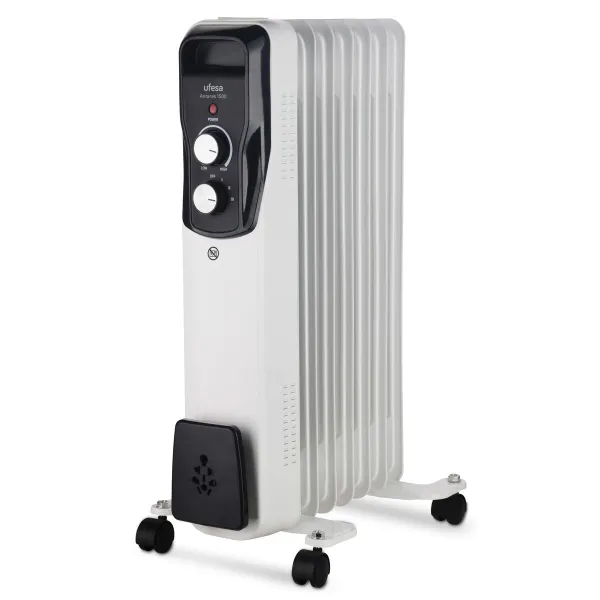 Oil-filled Radiator (7 chamber) UFESA ANTARES 1500 White 1500 W With wheels