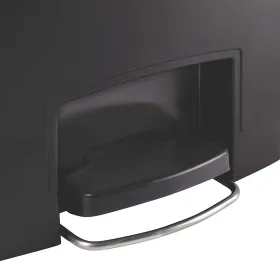 Rubbish Bin Rubbermaid TAPA BASCULANTE White Black Plastic 25 L