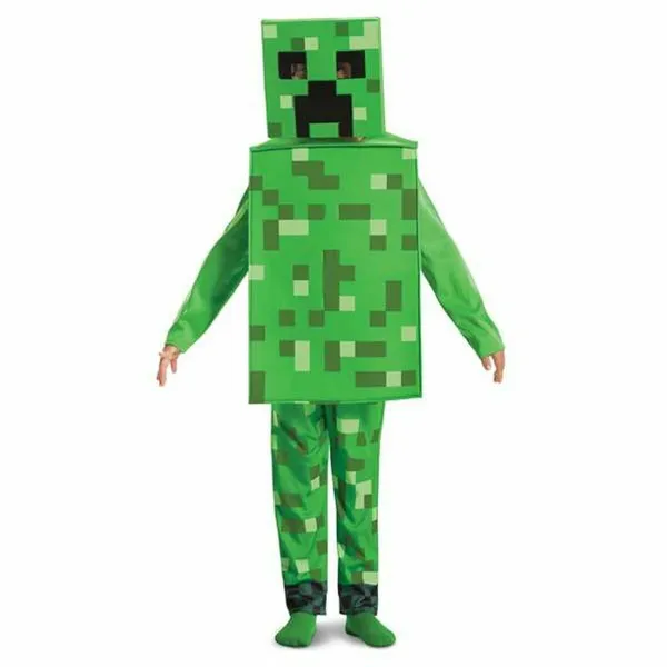 Lasten asut Minecraft Creeper 3 Kappaletta Vihreä