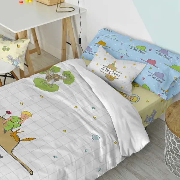 Duvet cover set HappyFriday Le Petit Prince Imagination Multicolour Single 2 Pieces