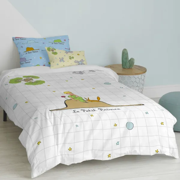 Duvet cover set HappyFriday Le Petit Prince Imagination Multicolour Single 2 Pieces