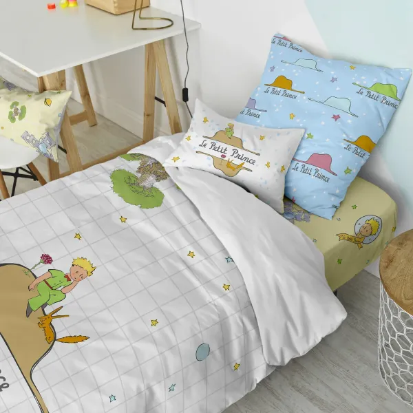 Duvet cover set HappyFriday Le Petit Prince Imagination Multicolour Single 2 Pieces