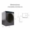 Wash Bag Haier HWD80B14939S8 Anthracite