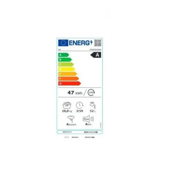 Pesukone LG F4WR7010AGS 60 cm 1400 rpm 10 kg