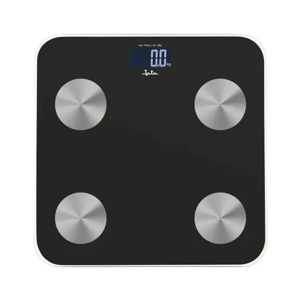Digitaalinen henkilövaaka JATA HBAS1155 Musta Lasi Karaistu lasi 180 kg